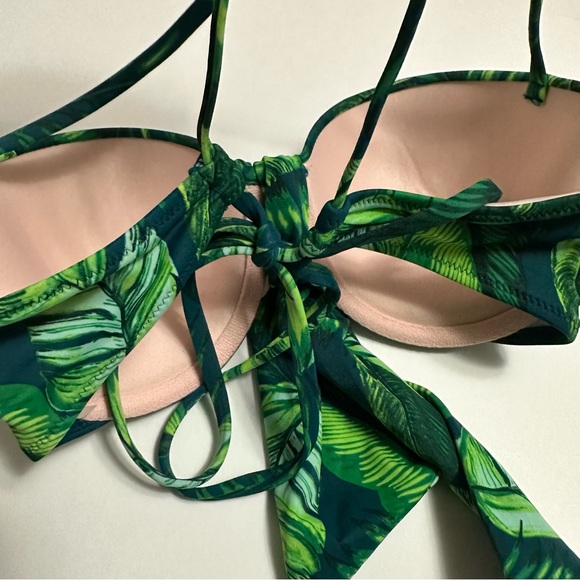 Share and Shore Bikini Top Bra Sz 34B Tropical - Picture 2 of 5